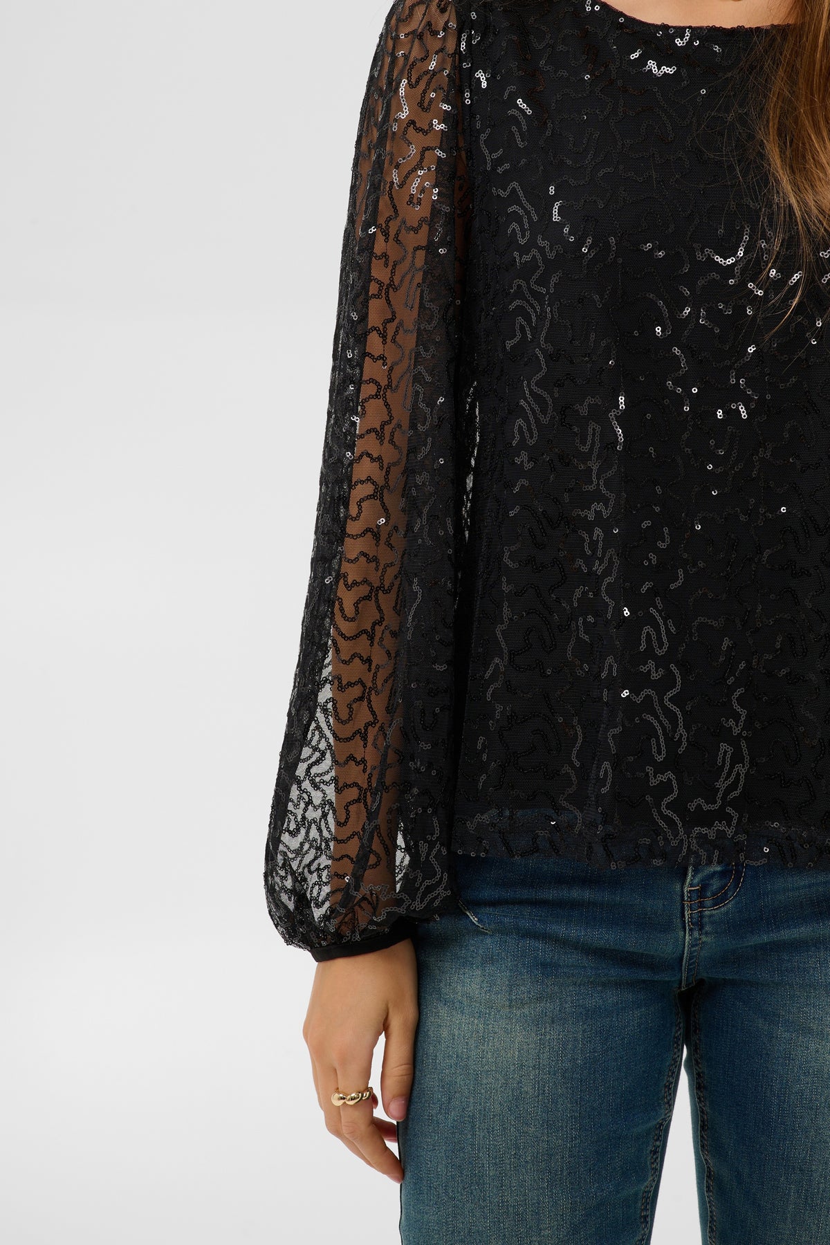 Bluse Shima Pitch Black