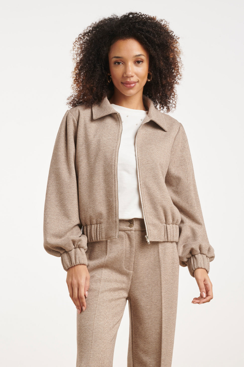 Jakke Taupe