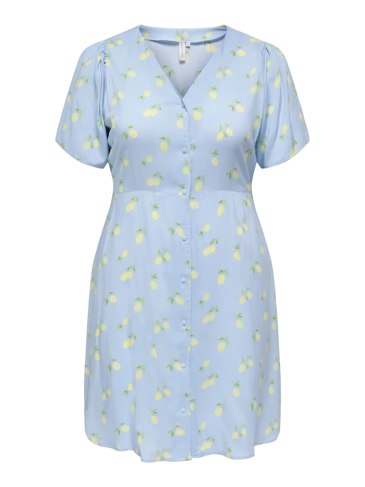 Kjole Evida Blue Lemon