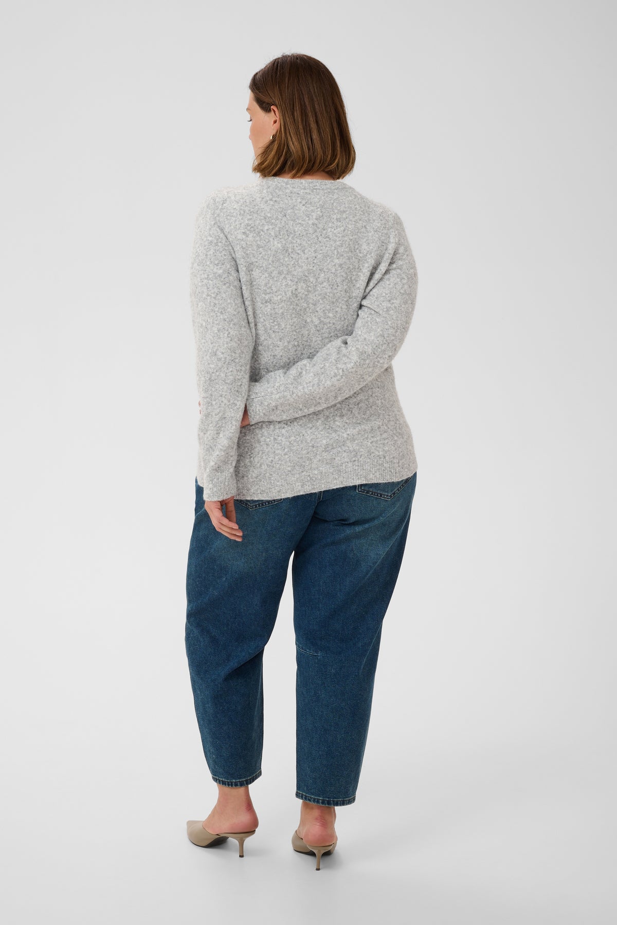 Cardigan Selia Grey Melange