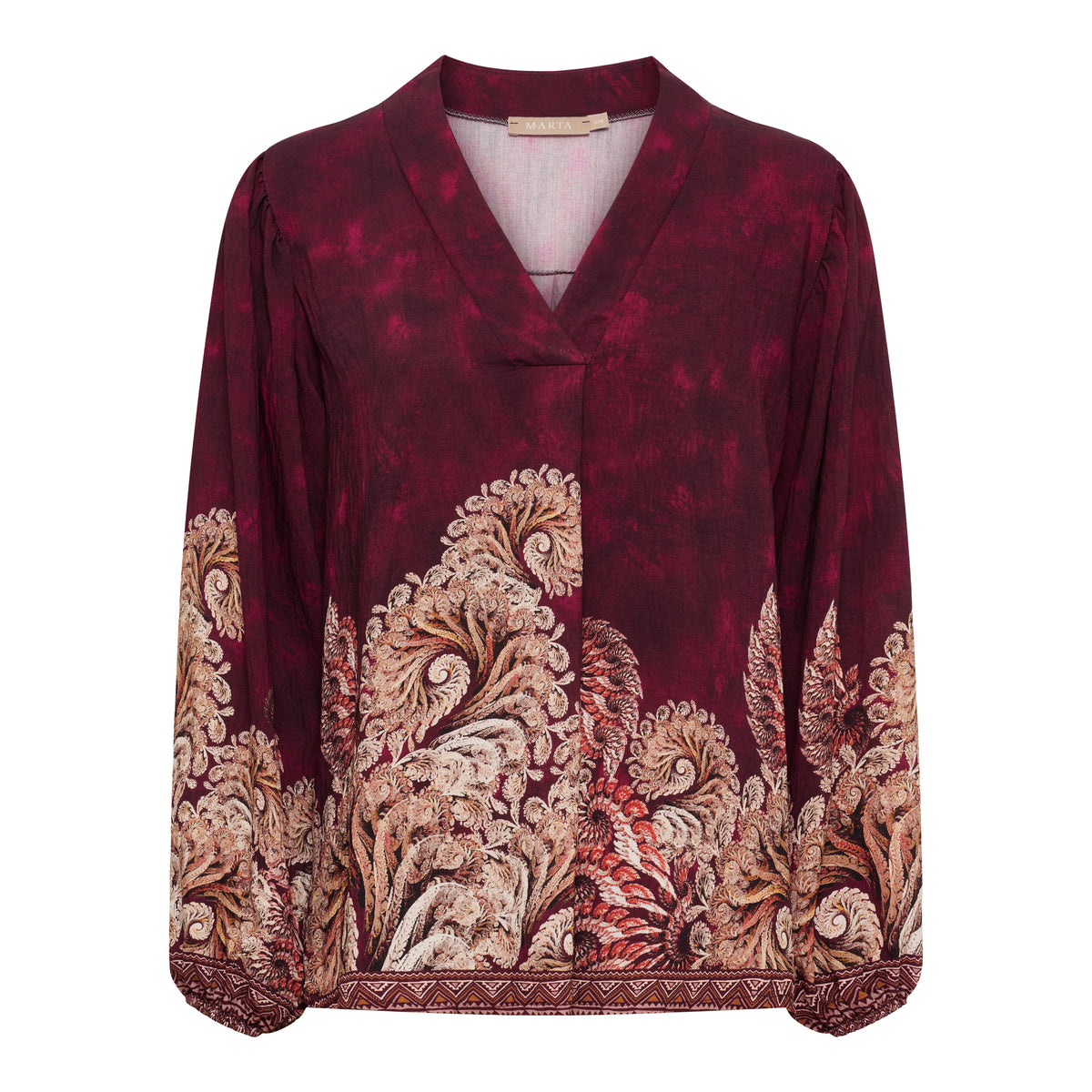 Bluse Anice Bordeaux