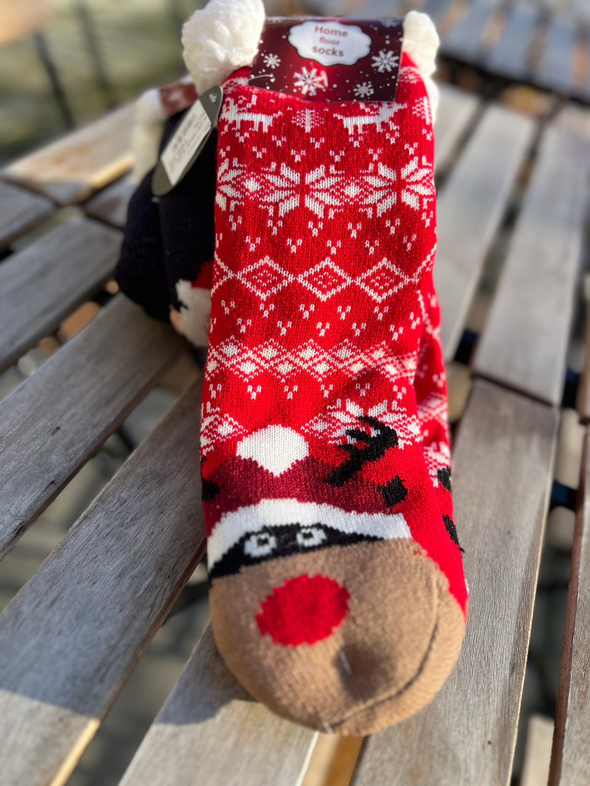 Sokker Cozy Reinsdyr