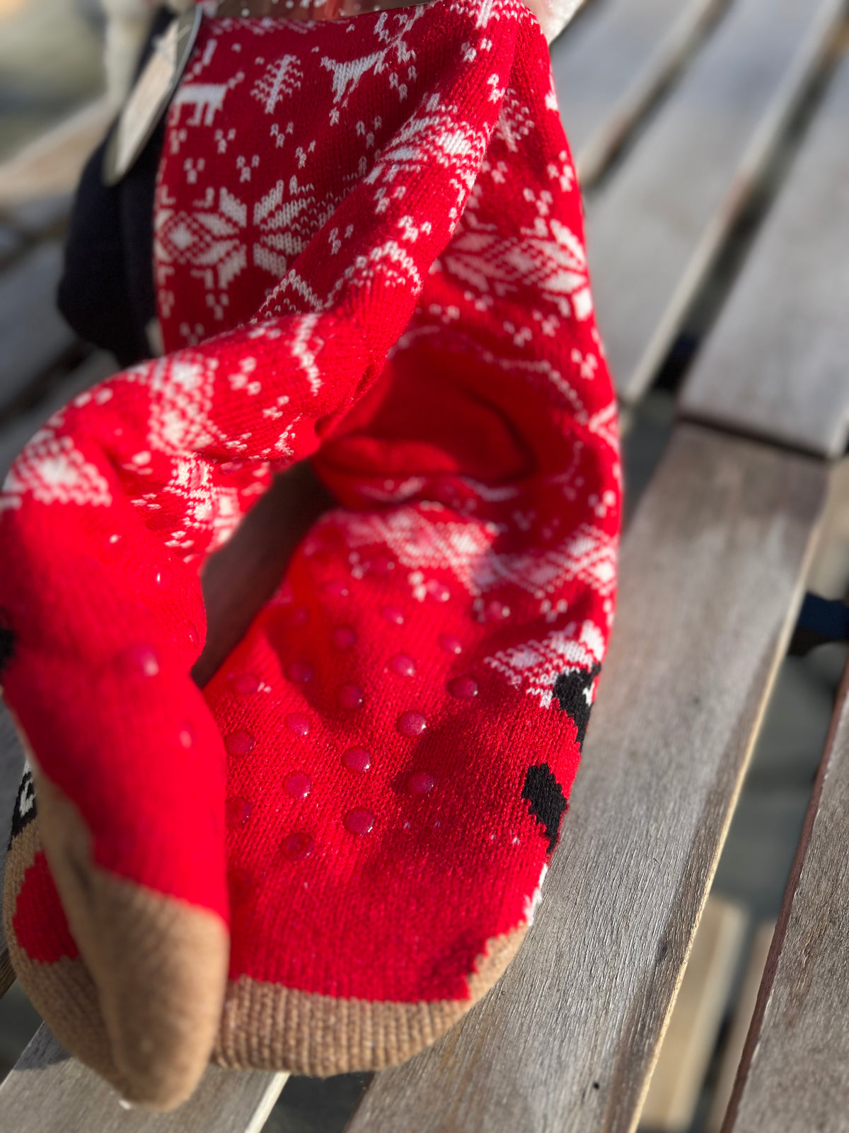 Sokker Cozy Reinsdyr