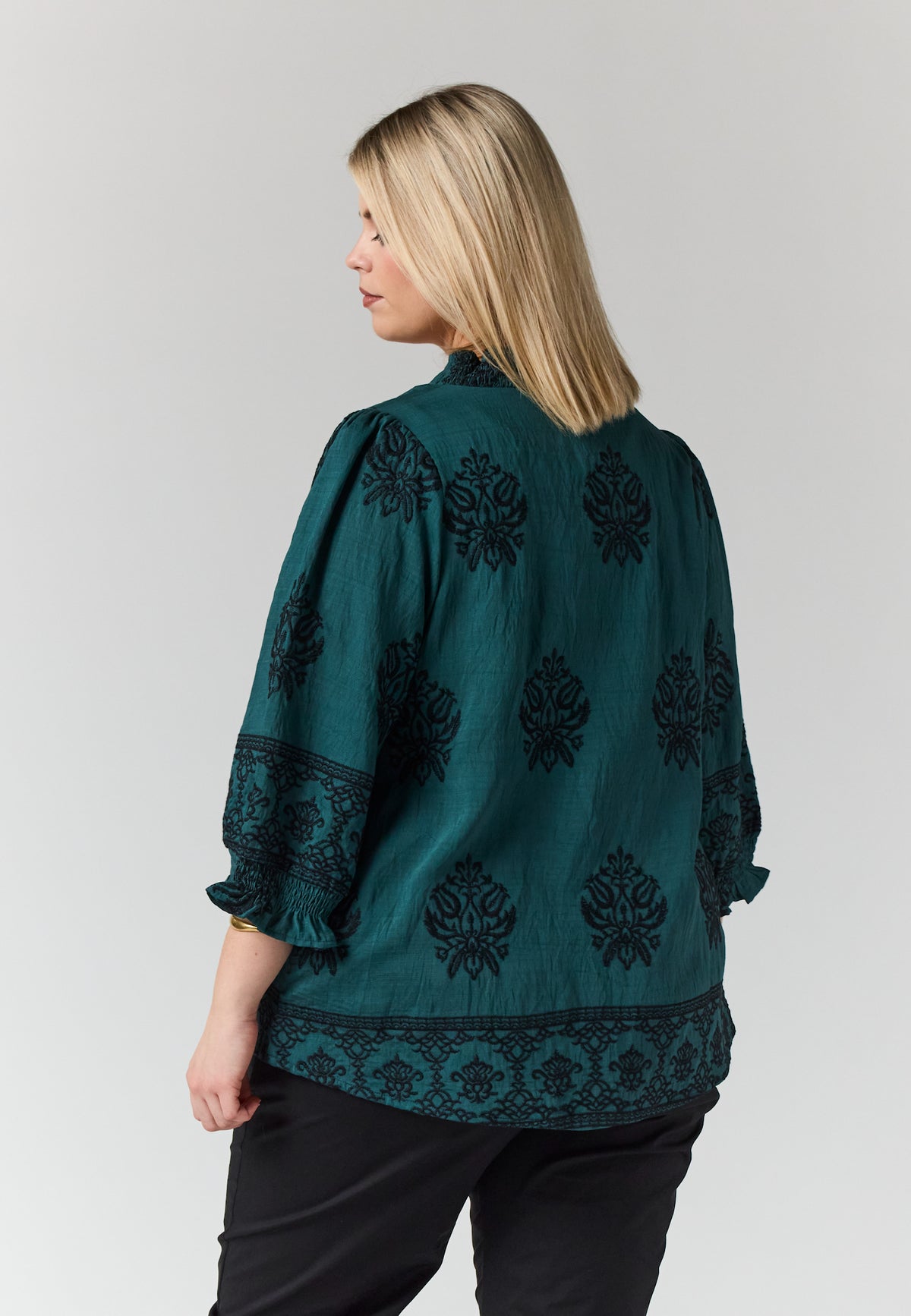 Bluse Feodora Petrol