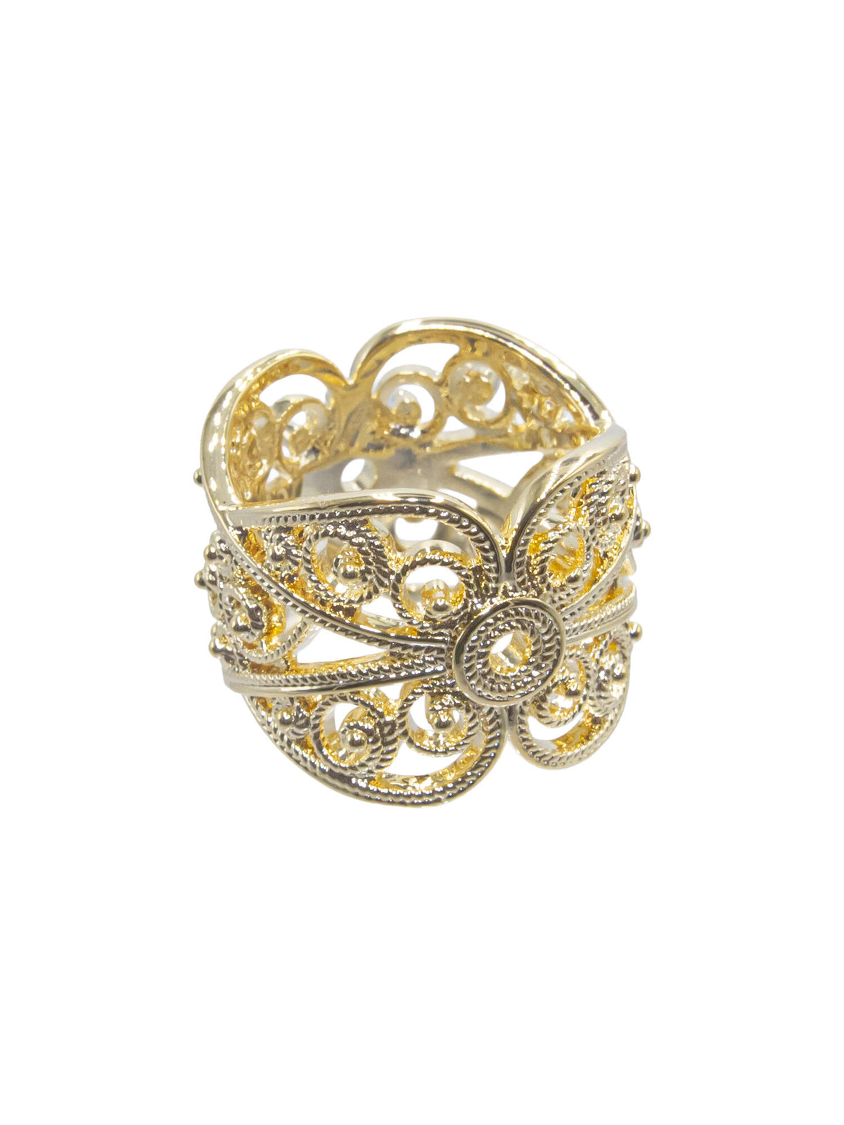 Skjerf Ring Liggende Kobber