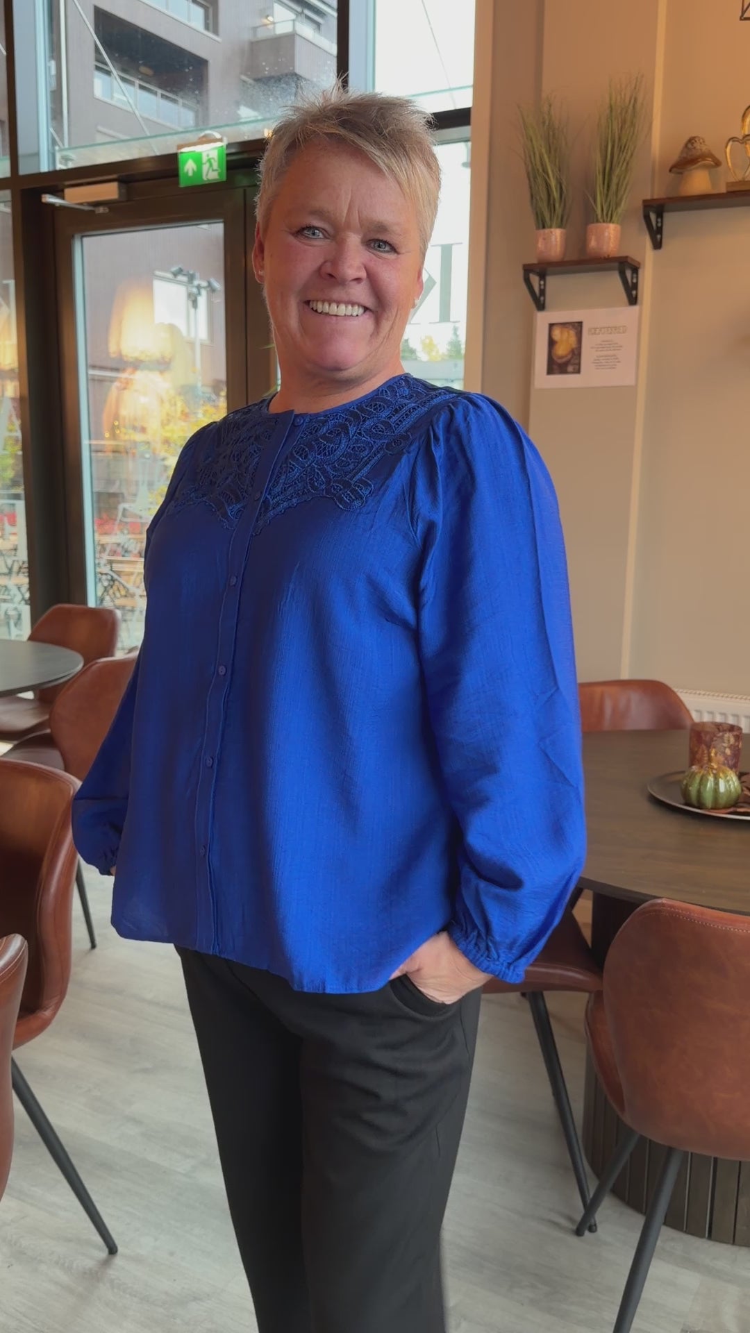 Bluse Camille Laze Blue
